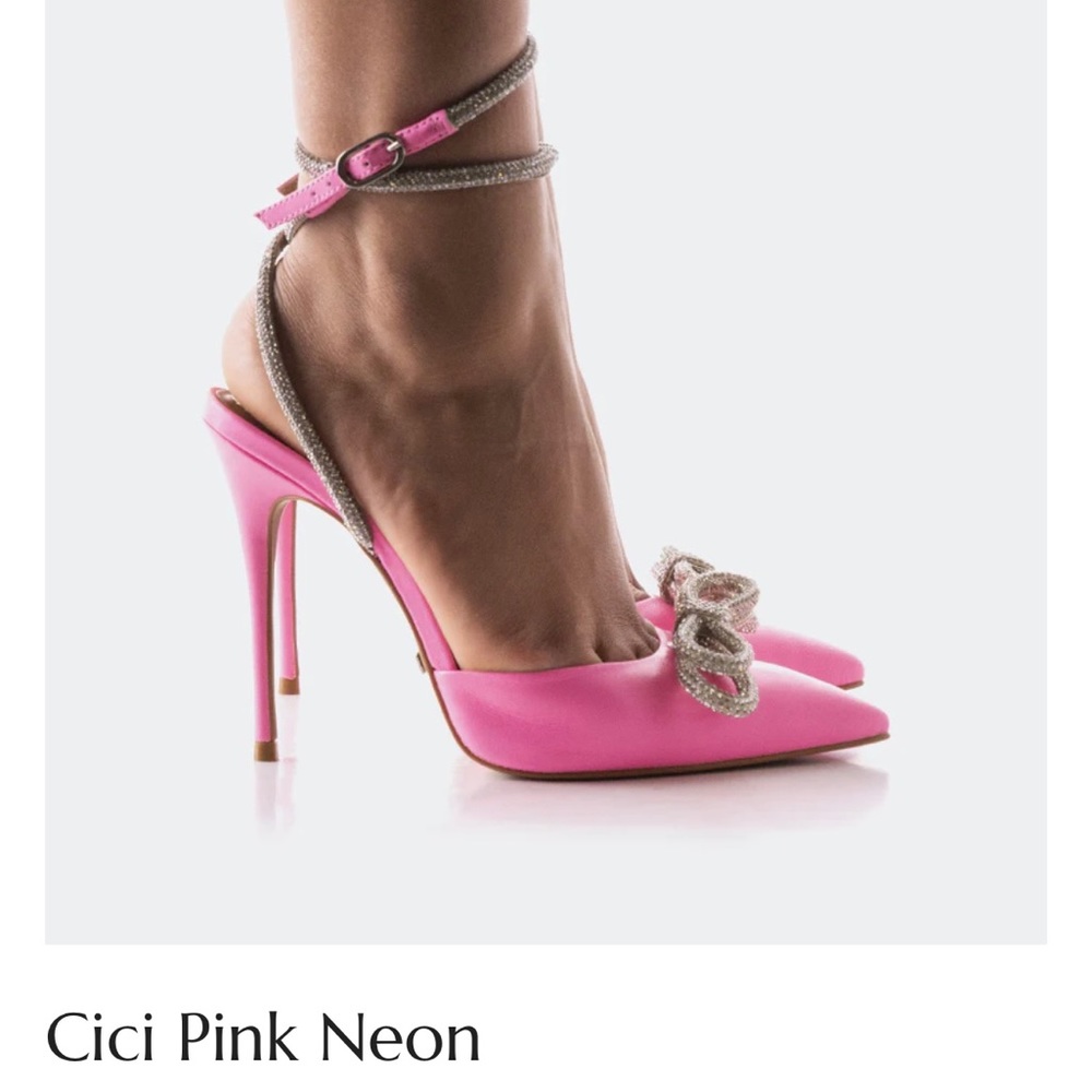 L’Intervalle Cici Pink Neon Heels